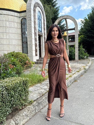 KIM GOLD DRESS