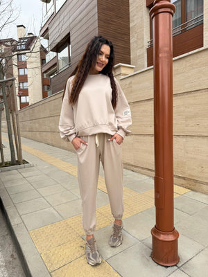 SPORTS SET BEIGE