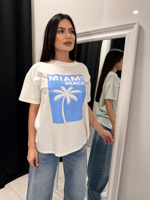 MIAMI BEACH Oversized Tee