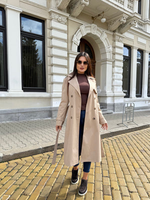 PARIS TRENCH – Long Trench Coat