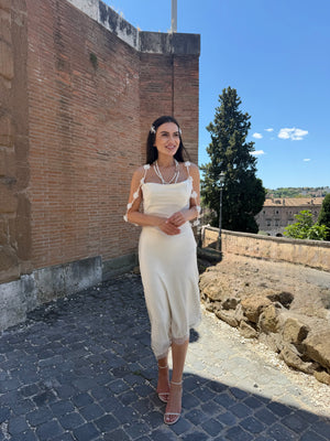Roche Fleur Satin Dress