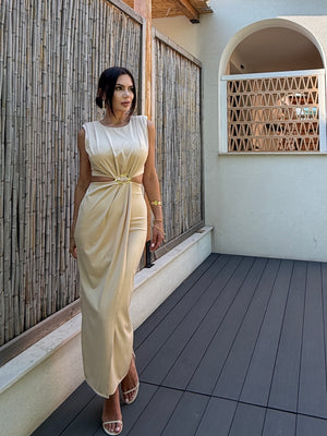 KIM GOLD DRESS