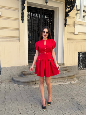 CITY SCARLET DRESS