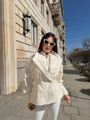 SCULPT JACKET – Eco Leather Jacket