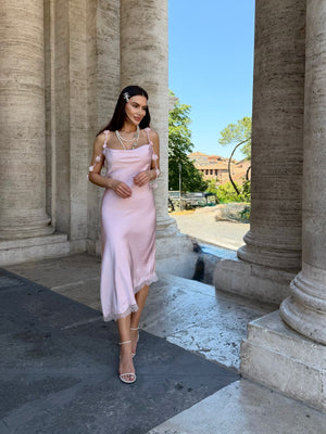 Roche Fleur Satin Dress